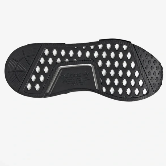 Adidas nmd r1 sneaker black white mens 5 - Picture 4 of 5